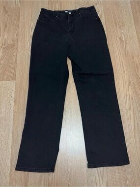 RFM- Tummy Control- High-rise Black Jeans